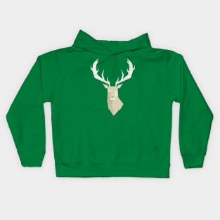 Geometric Stag Kids Hoodie